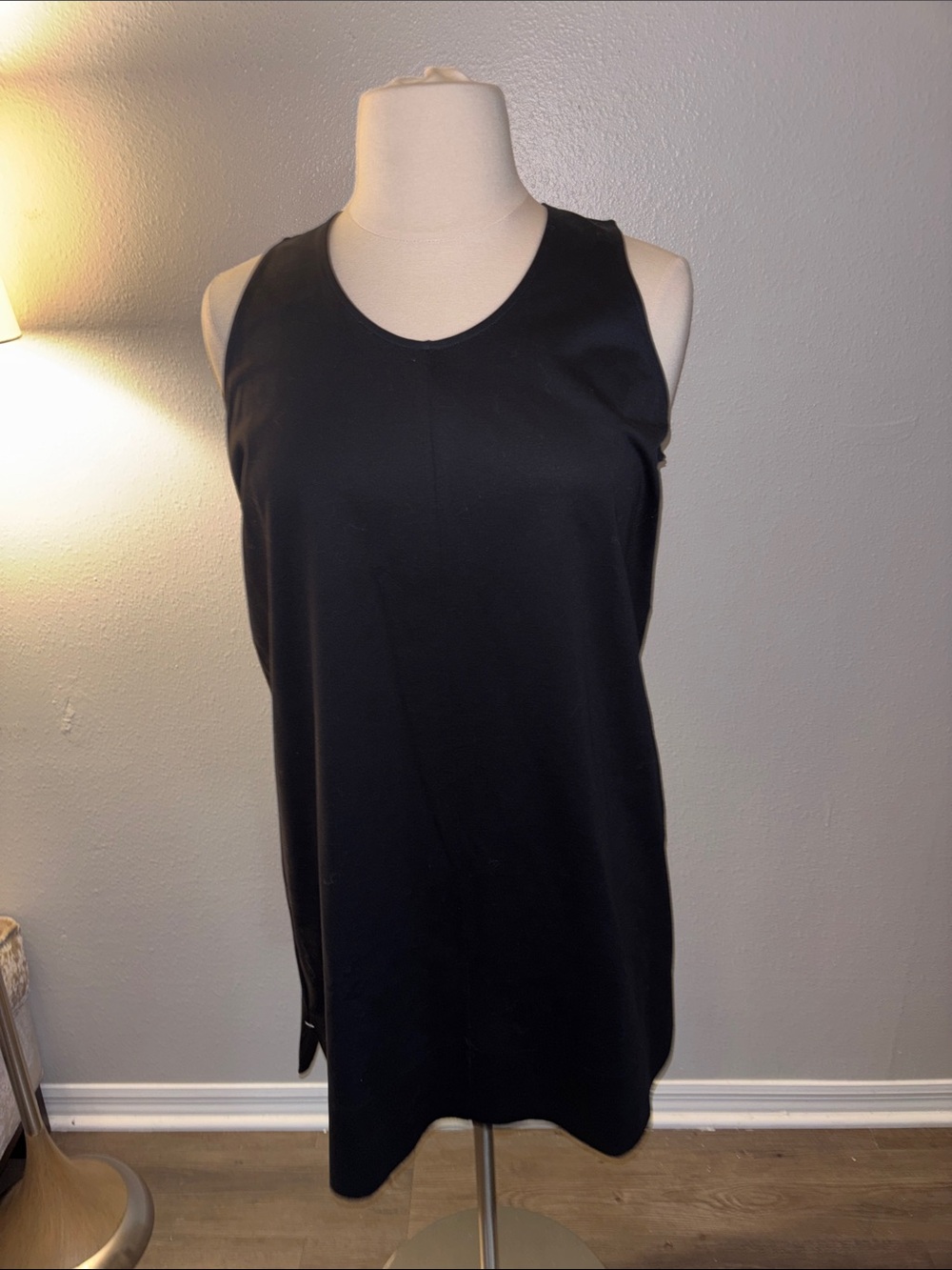 GSTQ Black Women's Sleeveless Dress